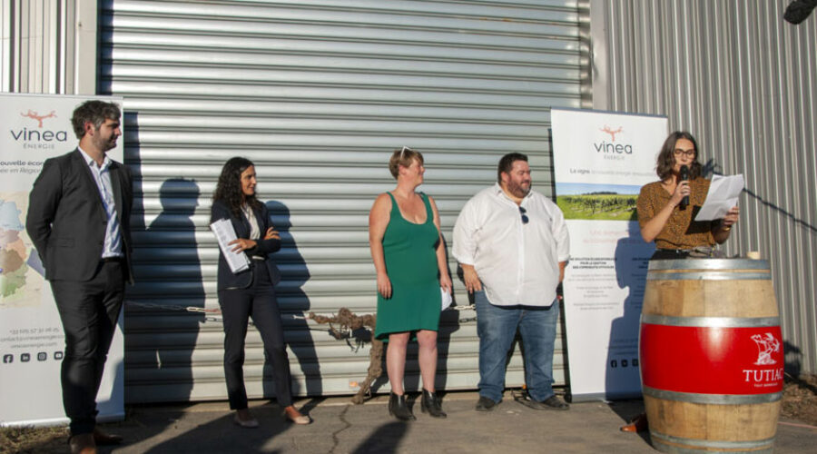 Inauguration de l’usine Vinéa Énergie de Saint-Aubin-de-Blaye