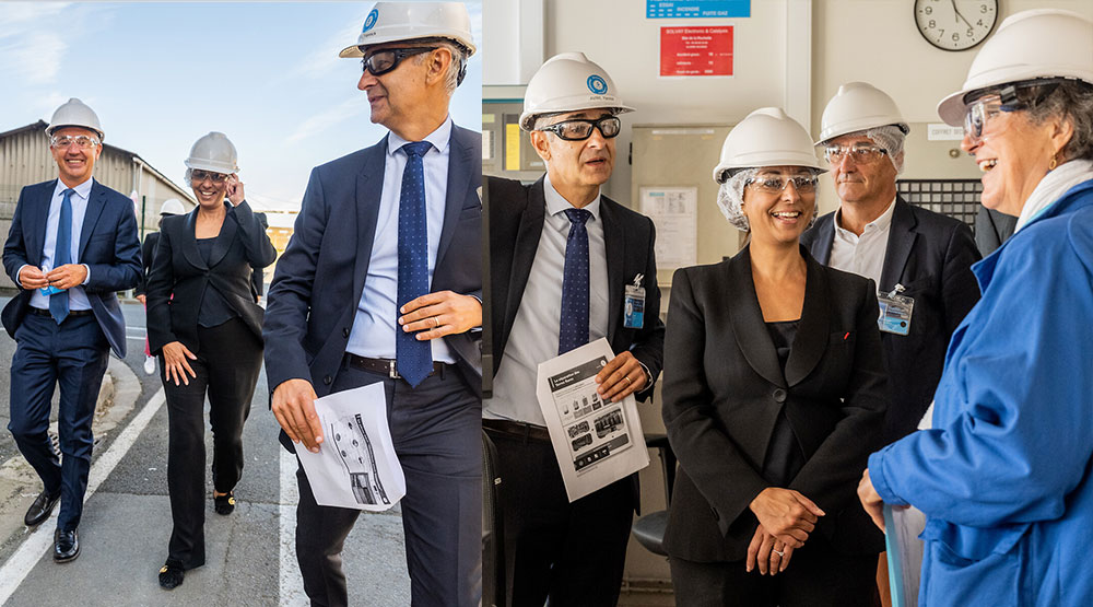 Le 16 septembre 2022, Solvay inaugure à La Rochelle une unité