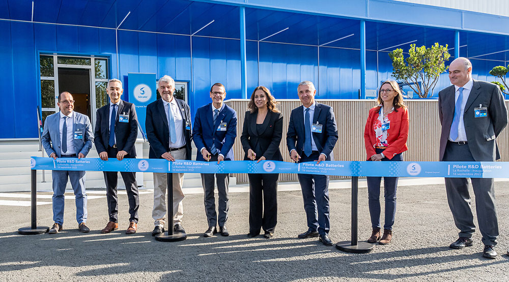 Solvay inauguration Unité pilote La Rochelle